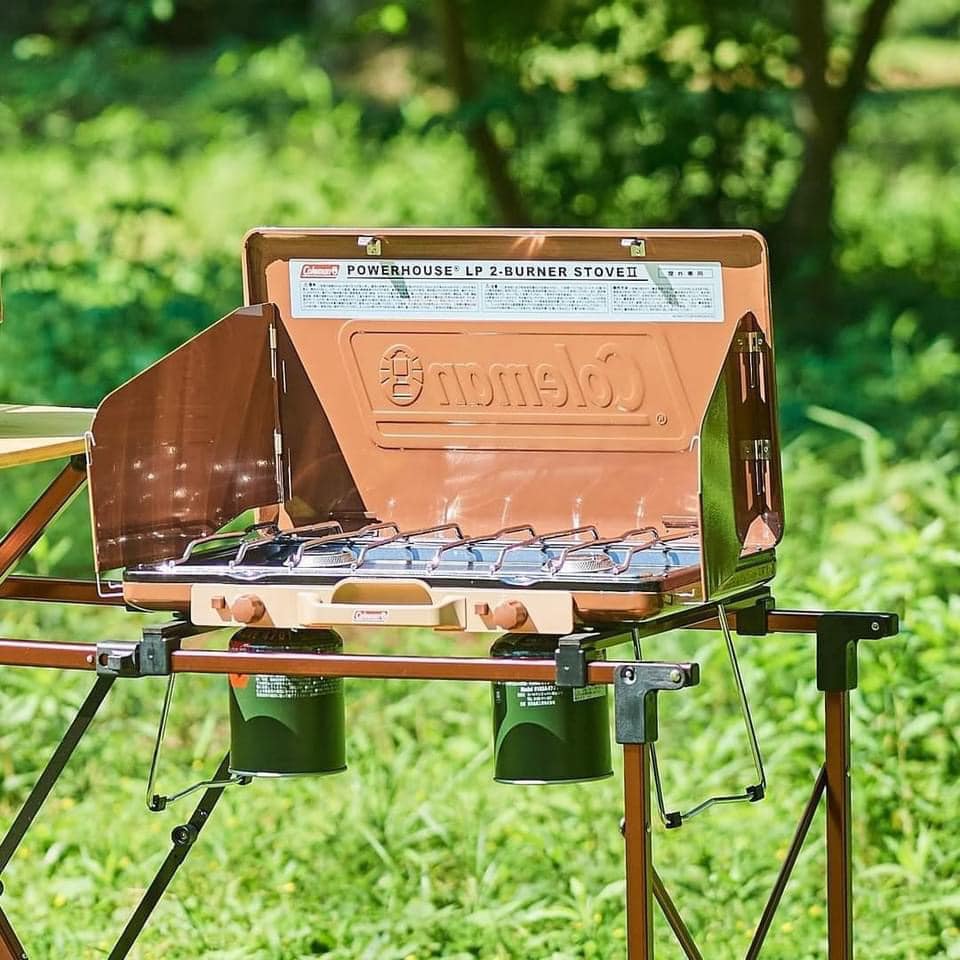 ※値下げColeman Powerhouse LP 2-Burner Stove Coleman Powerhouse LP Two Burner Stove 2 Green Outdoor