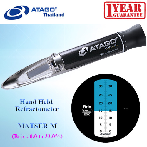 ATAGO รุ่น  MASTER-M เครื่องมือวัดความหวาน Brix 0-33% Hand Held Refractometer