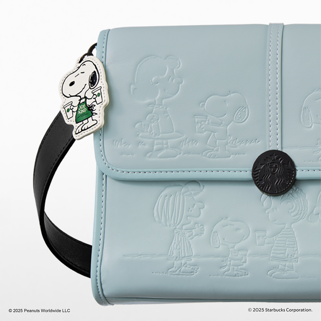 Starbucks Peanuts Joe Kind Snoopy Friendship Cross Body Bag