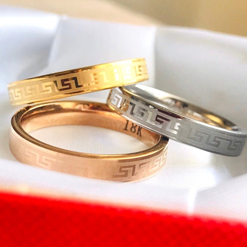 แหวนหทัยสูตร แหวนเสริมดวง แหวนเงิน แหวนทอง แหวนสีโรสโกลด์ สามกษัตริย์ (รับ 3 วง ต่อ 1 คำสั่งซื้อ) แหวนหฤทัยสูตร แหวนผู้ชาย แหวนผู้หญิง