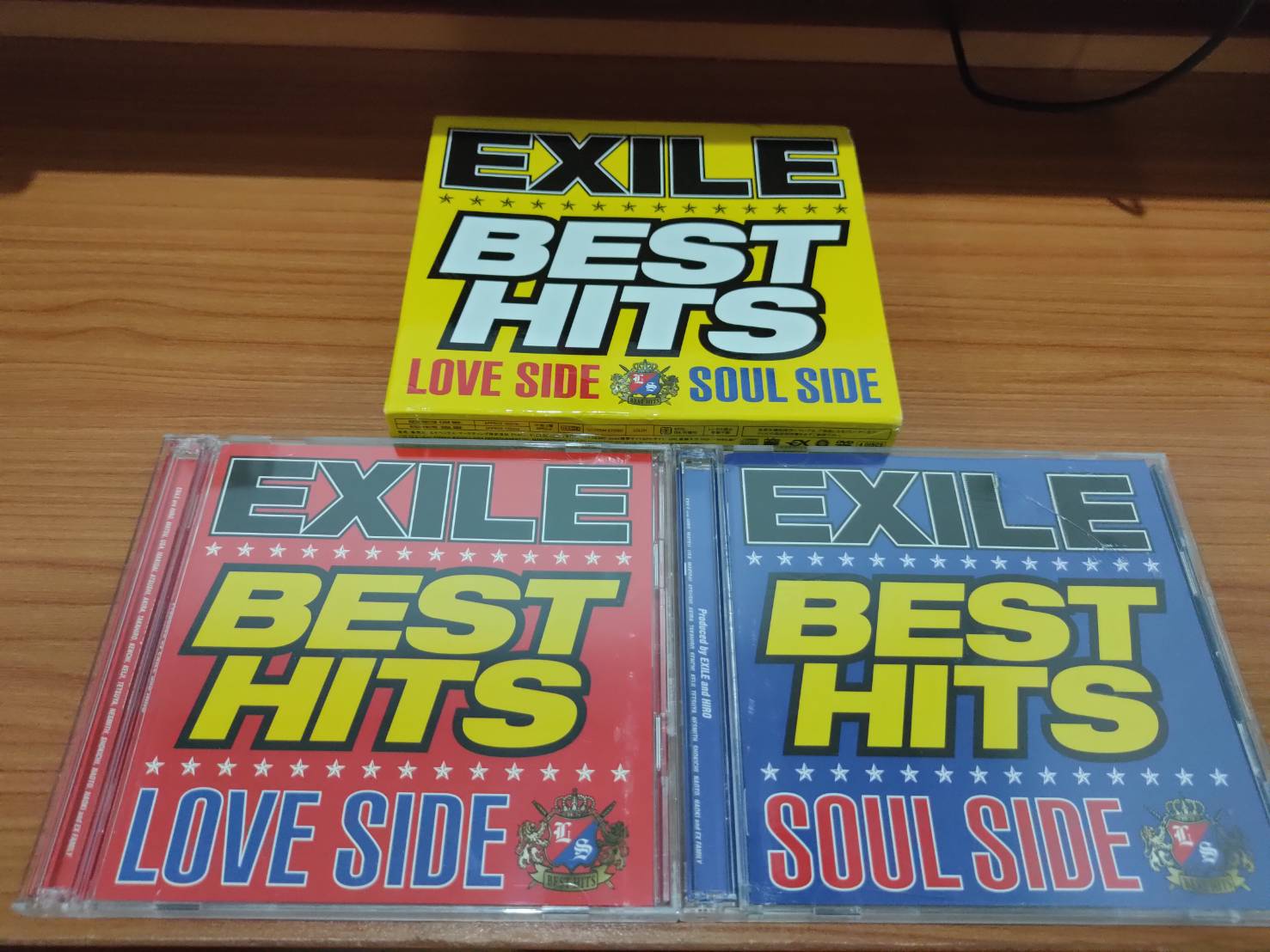 2CD+2DVD.MUSIC ซีดีเพลง เพลงสากล EXILE BEST HITS LOVE SIDE  SOUL SIDE