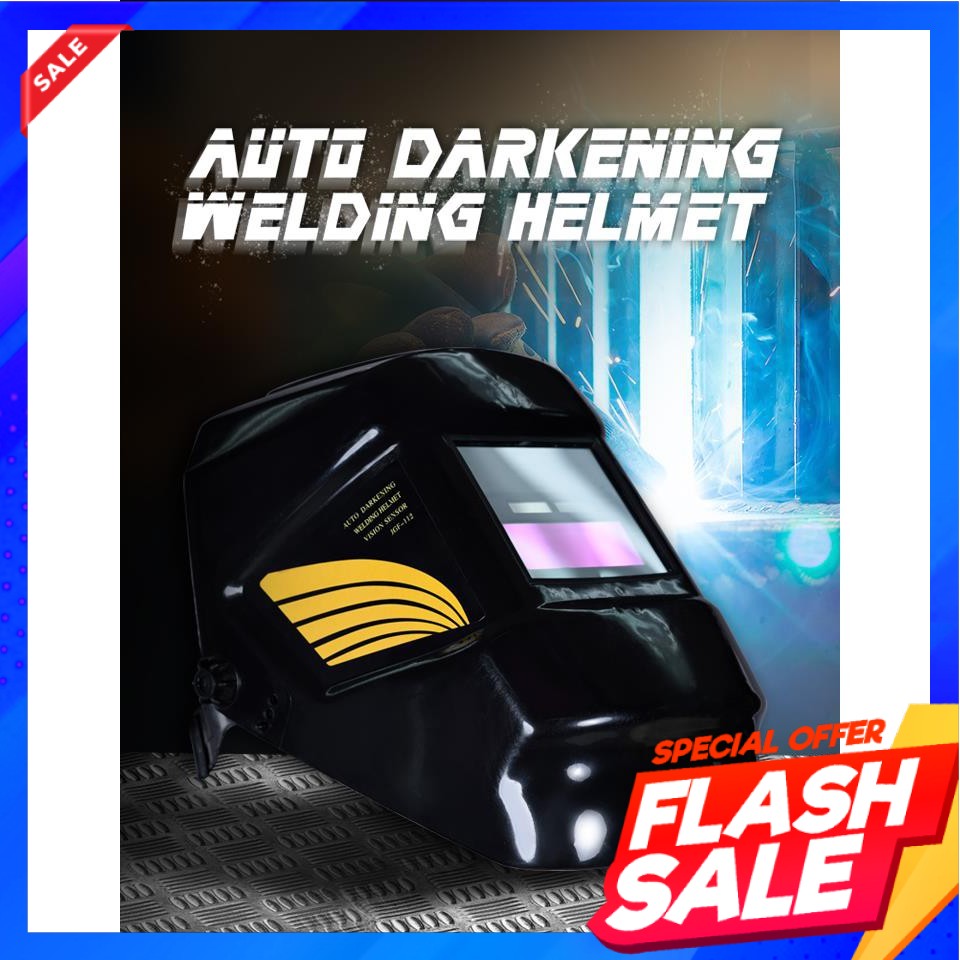 ส่งฟรี ร้านไทย หน้ากากเชื่อมปรับแสงอัตโนมัติ Auto Darkening Welding Helmet บริการเก็บเงินปลายทาง
