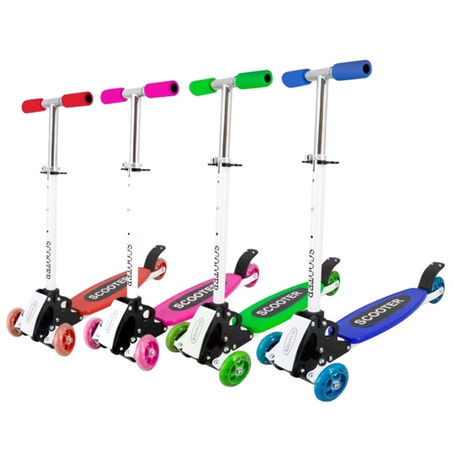 สกู๊ตเตอร์ SCOOTER  สกูตเตอร์ของเล่น สกู๊ตเตอร์ขาไถ ปรับระดับความสูงได้