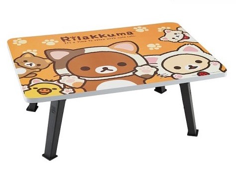 โต๊ะญี่ปุ่น โต๊ะพับ โต๊ะเด็ก โต๊ะลายการ์ตูน ลาย40x60 ซม. ลาย Rilakkuma #01 ลิขสิทธิของแท้ โต๊ะพับได้ โต๊ะญี่ปุ่นพับ โต๊ะญี่ปุ่นราคาถูก