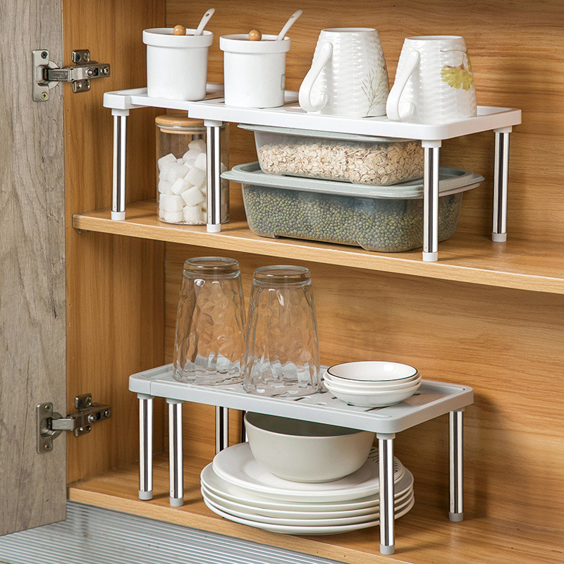 ชั้นวางของ ชั้นวางของครัว ชั้นวาง ชั้นวางของในครัว ของใช้ห้องครัว Kitchen Cabinet Storage Organizer Shelf ชั้นวางไมโคเวฟ ชั้นวางของถูกๆ ชั้นวางของอเนก