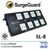 SurgeGuard เครื่องกรองกระแสไฟฟ้าและลดทอนสัญญาณรบกวน รุ่น SL-8 Black