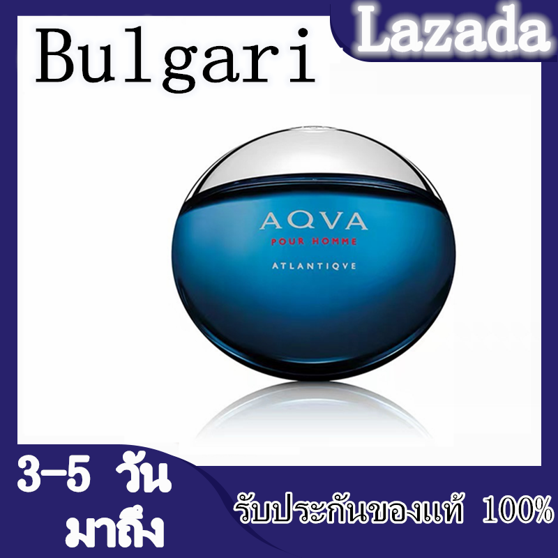 [ตัวแทนจัดซื้อ]นำ้หอม Bvlgari นำ้หอม น้ำหอมผู้ชาย Bvlgari Aqua Pour Homme Perfume Eau de Toilette(EDT) 100ml Spray for Men ต้นฉบับของการบรรจุ 100%