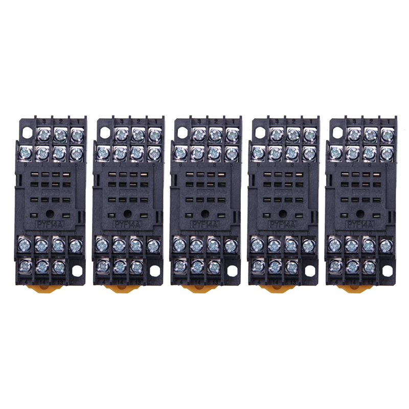 Source Relay Base PYF14A 14 Pn Relay Socket Base For MY4NJ, 40% OFF