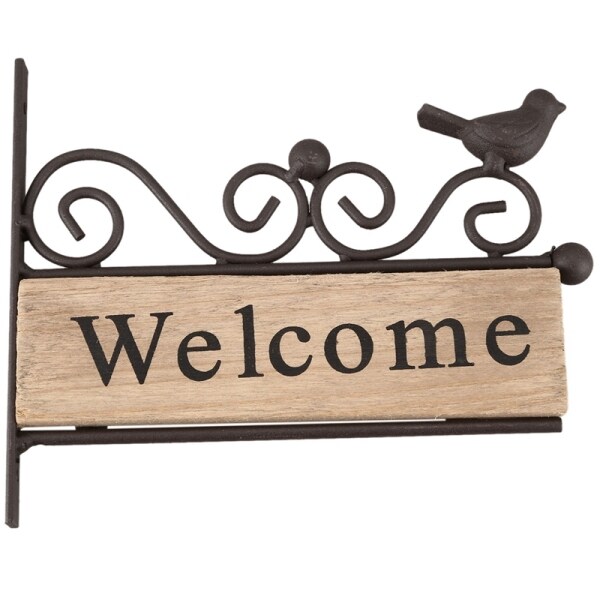 Bảng giá Retro Vintage Plaque Wood Bird Welcome Door Sign for Bar Cafe Shop Store Wall Mounting Sign