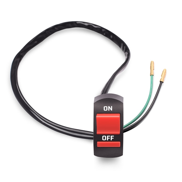 Universal Motorcycle Headlight Switch LED Connect Button ON OFF For
