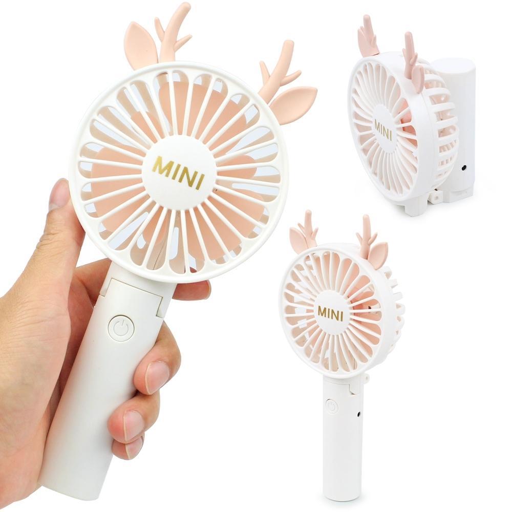พัดลมมินิ พัดลมขนาดพกพา รูปเขากวาง Animal Mini Fan DeerLet รุ่น ...