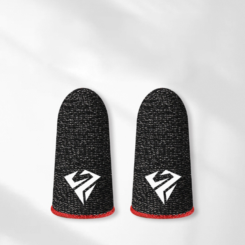 (แพ็ค 1 คู่) ถุงนิ้วเล่นเกม กันลื่นและป้องกันเหงื่อ ไร้ตะเข็บ ใส่สบาย Gaming Finger Sleeve สำหรับเล่น PUBG ROV COD เล่นได้อย่างสมูท ถุงนิ้วเกม