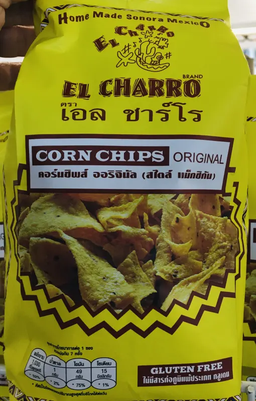 ภาพหน้าปกสินค้าCorn Chip El Charro Original Maxican Gluten Free แผ่นข้าวโพดอบกรอบ รสดั้งเดิม 200 กรัม จำนวน1ห่อ จากร้าน TheSophie บน Lazada