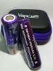 ถ่านชาร์จ Vapcell 18650 สีม่วง ความจุ 3000 MAh 3.7V CD 20A Max จำนวน 2 ก้อน ของแท้ แถมกระเป๋าใส่ถ่าน 1 ใบ