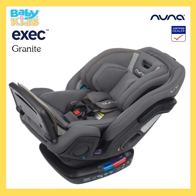 ภาพสินค้าพร้อมส่ง Nuna Exec คาร์ซีท คาร์ซีทเด็ก ISOFIX Nuna Exec All-in-one เป็นคาร์ซีทเด็กแรกเกิด-12ปี ติดตั้งได้2ระบบ ทั้งแบบ Belt และ Isofix รับประกันศูนย์ไ จากร้าน babyandkidsthailand บน Lazada ภาพที่ 2