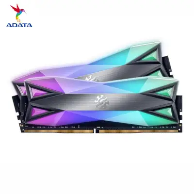 ADATA 16GB (8GBX2) RAM รุ่น XPG D60G DDR4/3200 1024x8 For PC&Gaming (Dual Pack) (ADT-U320038G16DT60)