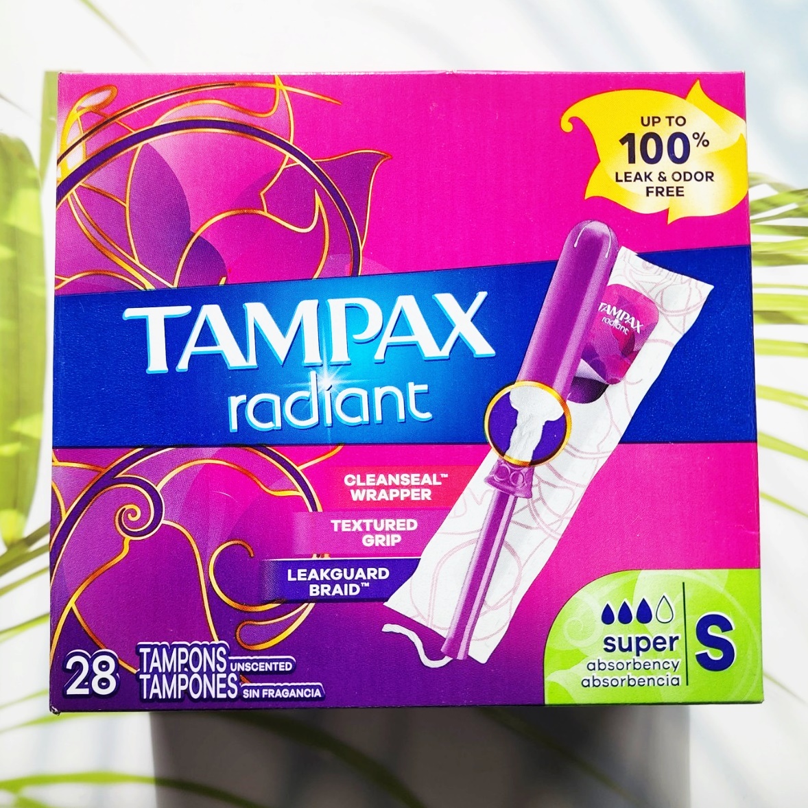 ผ้าอนามัยแบบสอด สำหรับวันมามาก Radiant Super Plastic Tampons 28, 42 ...