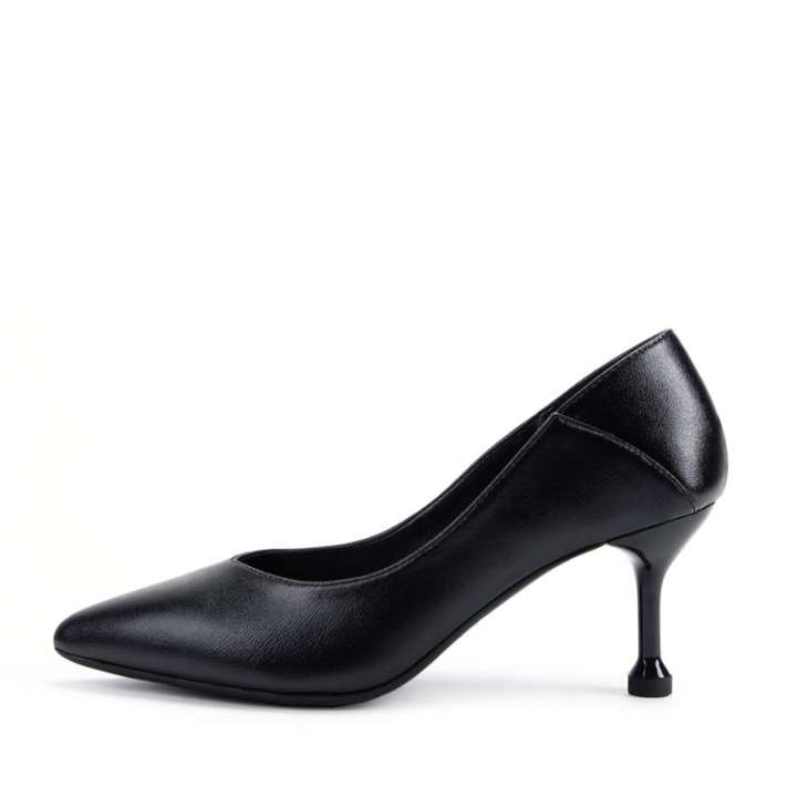 womens black work shoes comfortable heels
