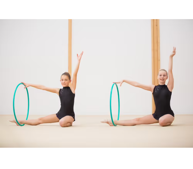Rhythmic Gymnastics 65 cm Hoop - Emerald DOMYOS