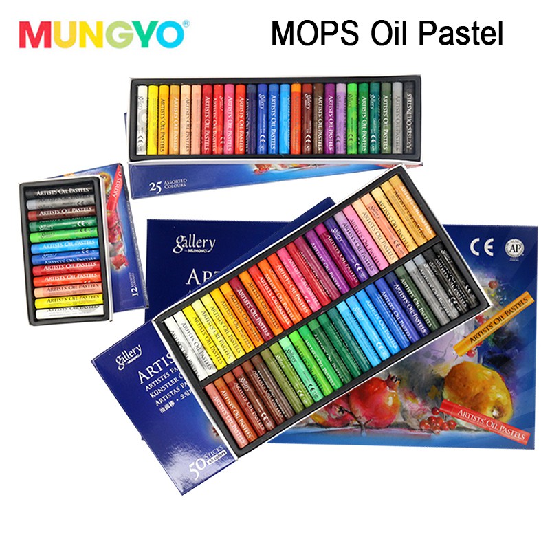 Mungyo Mops Series สีพาสเทล 12 / 25 / 50 สีปลอดสารพิษสําหรับเด็ก