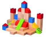 PlanToys ของเล่นไม้ Creative Blocks ชุด บล็อกครีเอทีฟ ของเล่นเด็ก 18 เดือน