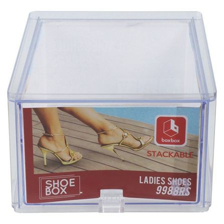 โปรโมชั่น กล่องรองเท้าหมุดใส BOX BOX 22.5X30.5X15 ซม. ราคาถูก กล่องใส่รองเท้า  อุปกรณ์จัดเก็บรองเท้า ชั้นจัดเก็บรองเท้า ที่วางรองเท้า