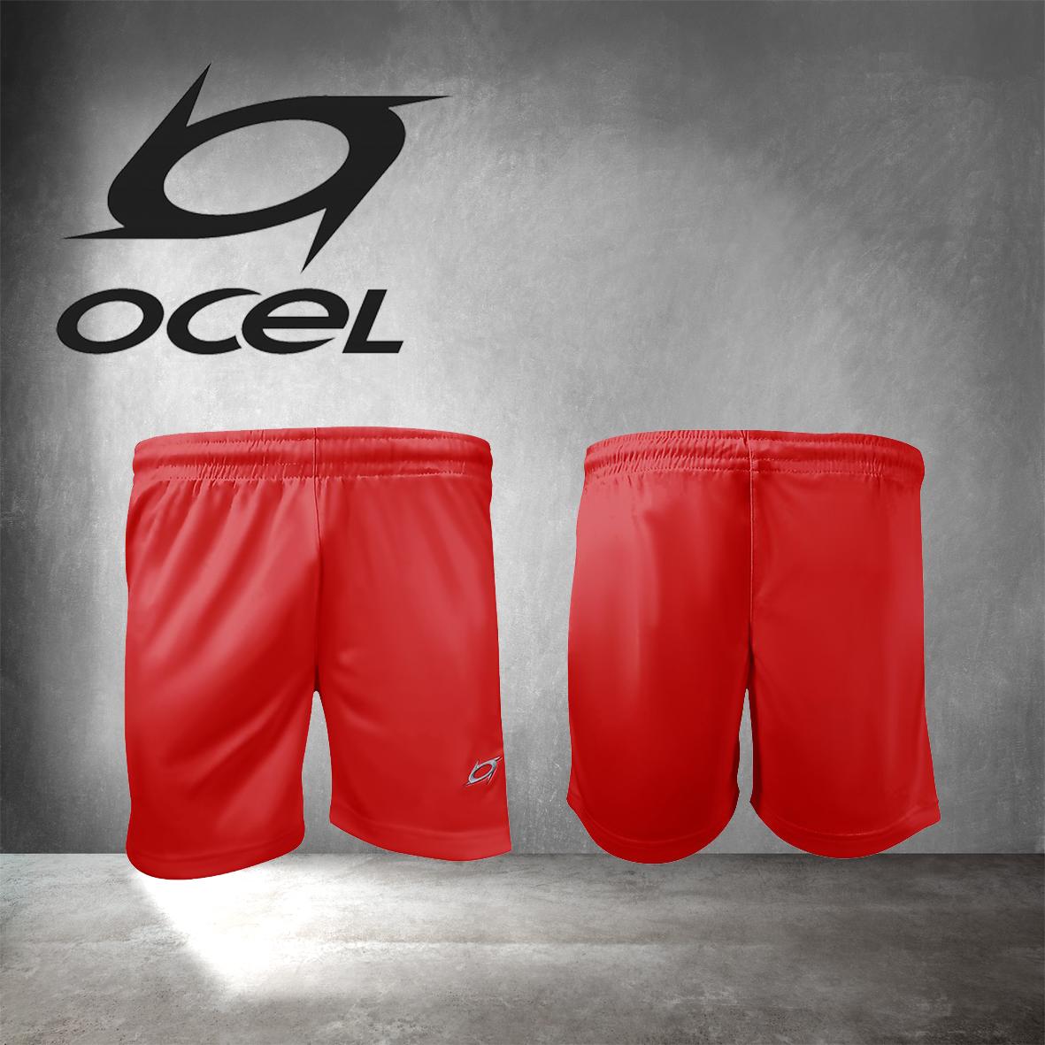 Ocel กางเกงฟุตบอล สำหรับเด็ก Football ShortsKids OC-BK001 Red