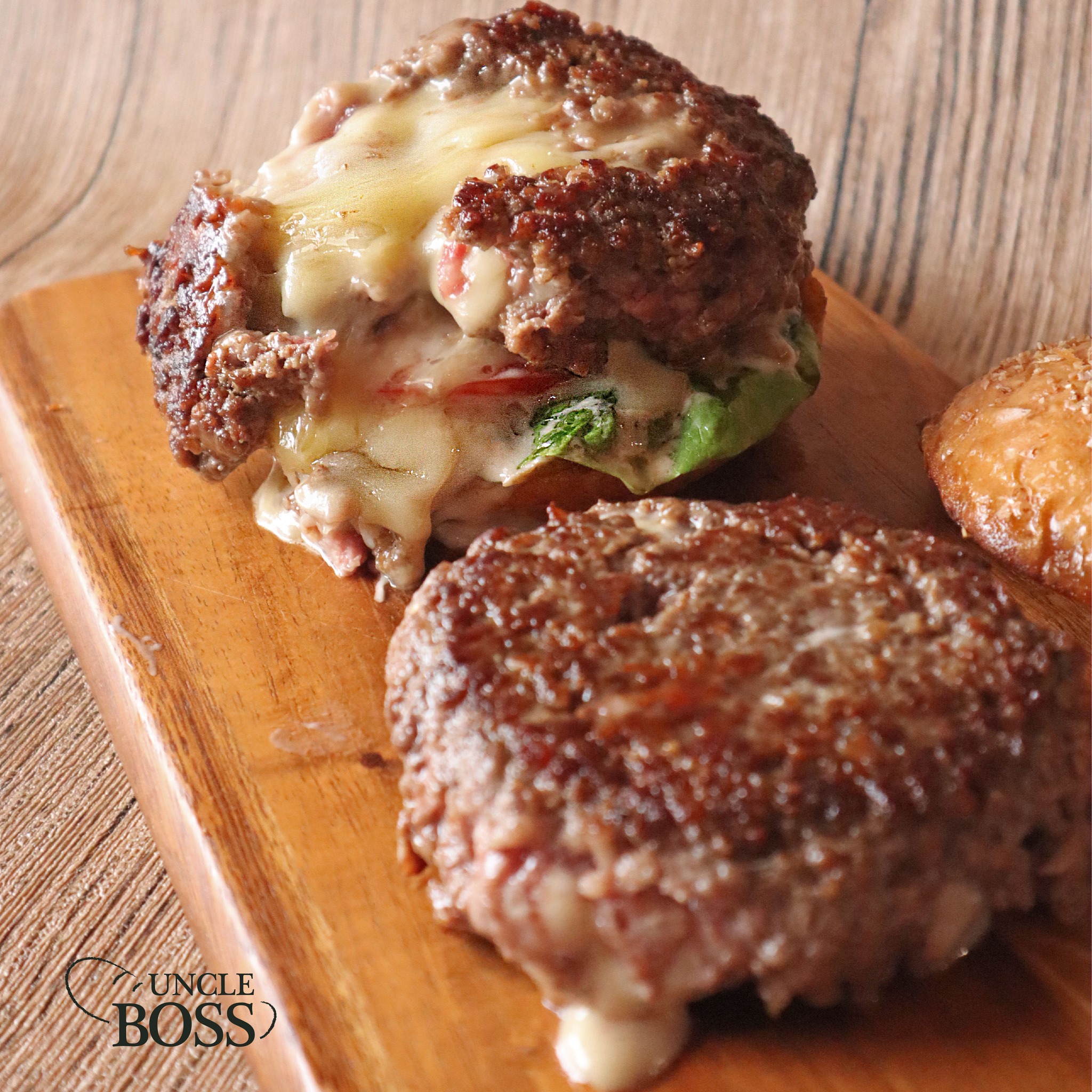 Uncle Boss_Four cheese beef patty (Keto) Lazada.co.th