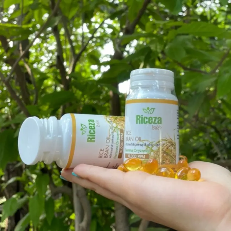 ภาพสินค้า(พร้อมส่ง) Riceza น้ำมันรำข้าว 1 แถม 1 กระปุกละ60เม็ด จากร้าน Asimply Shop บน Lazada ภาพที่ 2