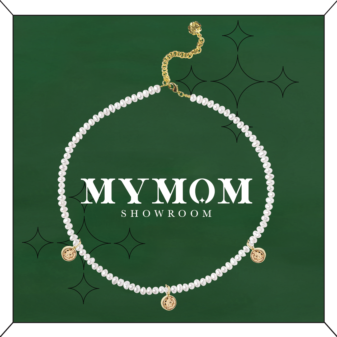 Mymom showroom My Mom Showroom - สร้อยไข่มุก สร้อยไข่มุกแท้เส้นเล็ก Keshi Pearl Choker