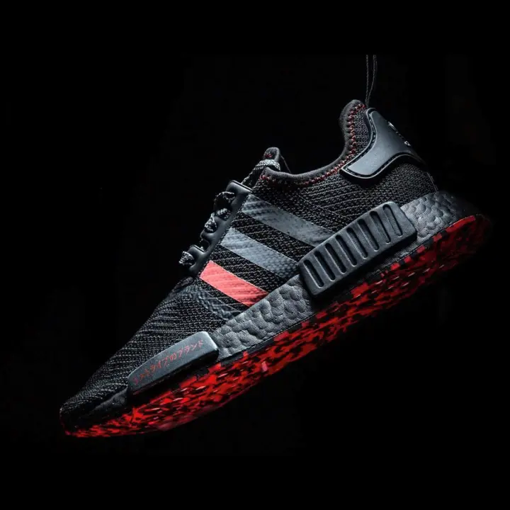 adidas nmd red marble