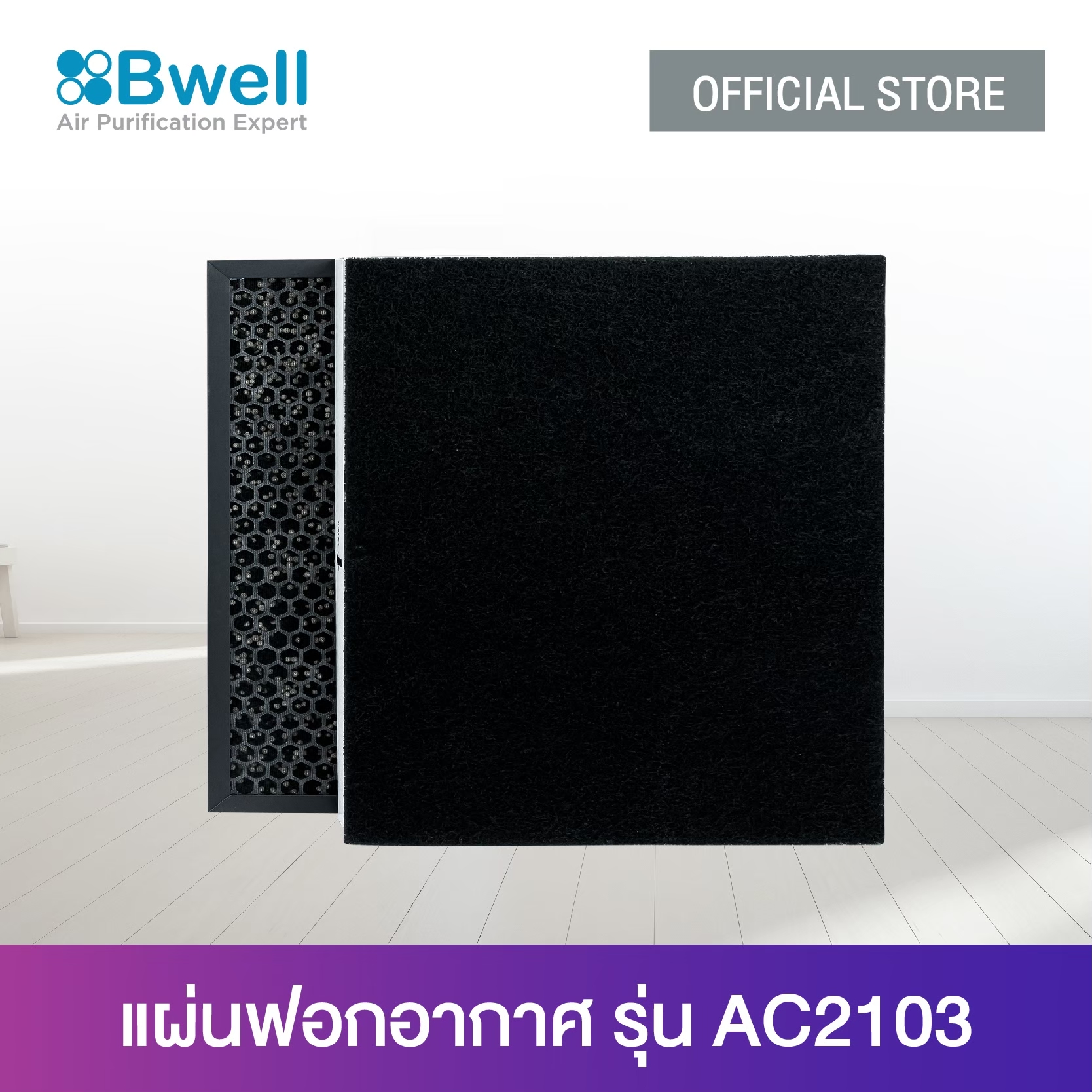 แผ่นฟอกอากาศครบชุด รุ่น  AC-2103