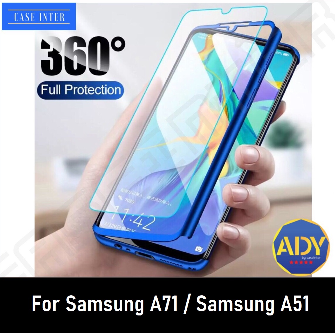 สินค้าพร้อมส่ง !! Case Samsung Galaxy A51 เคสซัมซุง A51 เคสประกบ 360 องศา สวยและบางมาก Samsung A51 Case สินค้าใหม่ สี สีน้ำเงิน สี สีน้ำเงินรูปแบบรุ่นที่ีรองรับ Samsung A71