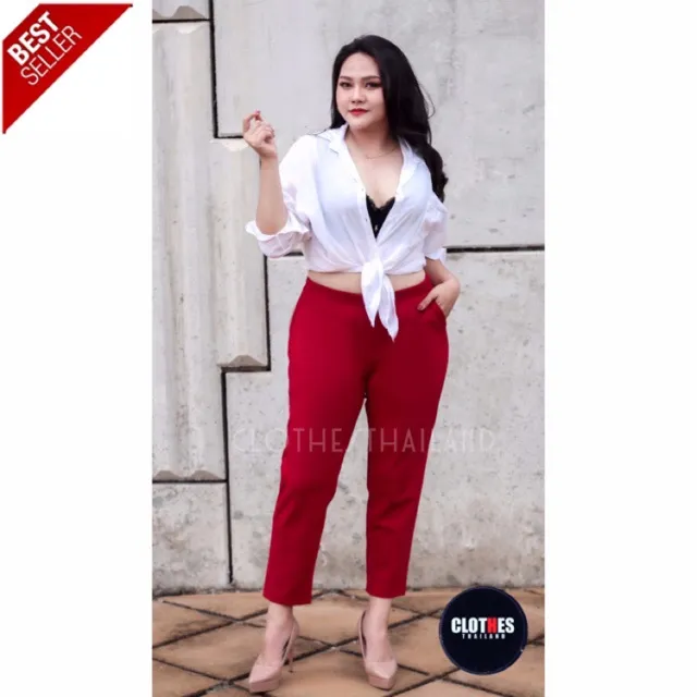 ♥️ กางเกงผู้หญิง กางเกง9ส่วน ไซส์ S M L XL 2XL 3XL กางเกงสตรี กางเกงผ้ายืด ผ้ายืด ใส่สบาย ใส่ทำงาน ราคาถูก คุณภาพดี