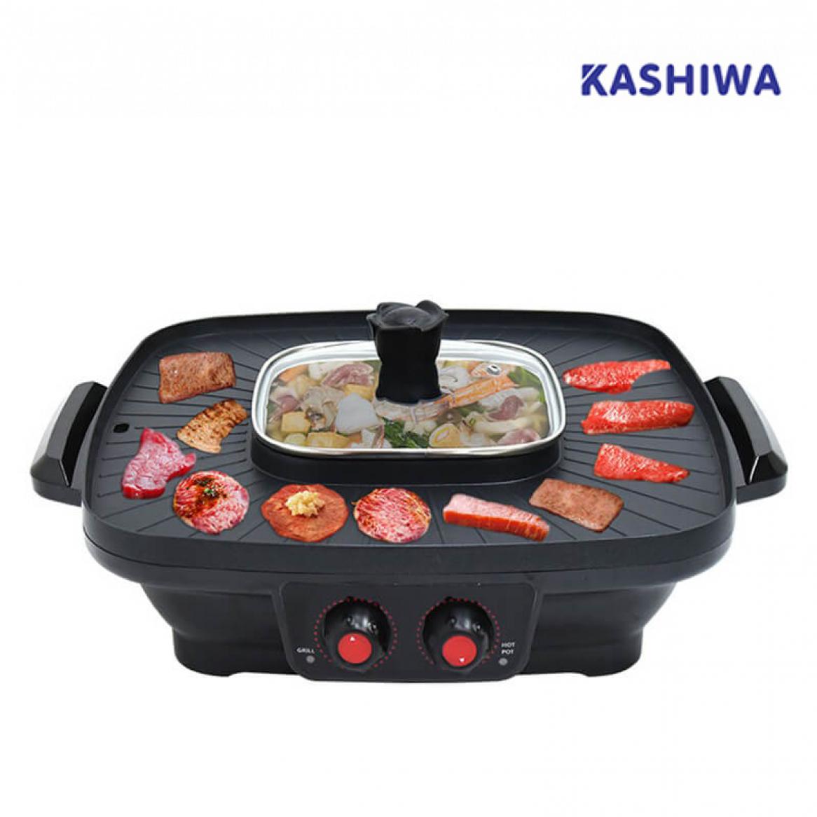 OXYGEN Kashiwa หม้อสุกี้ เตาย่างเกาหลี ไฟฟ้า BBQ รุ่น KW-501