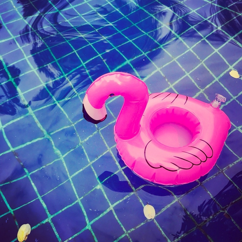 Set De 4 Flamencos Inflables Para Piscina Y Playa, Juguetes Divertidos De PVC Para Fiestas Acuáticas
