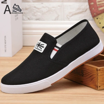 AOB new Korean style all-match casual wear-resistant breathable men's canvas shoes