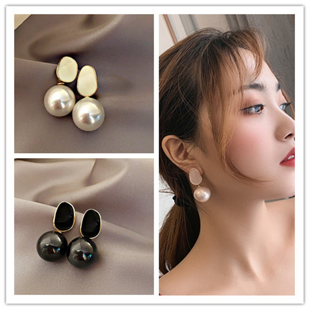 CUCU Charm Party อเนกประสงค์ต่างหูแฟชั่นต่างหูมุก Dangle Ear Stud จี้ไข่มุก