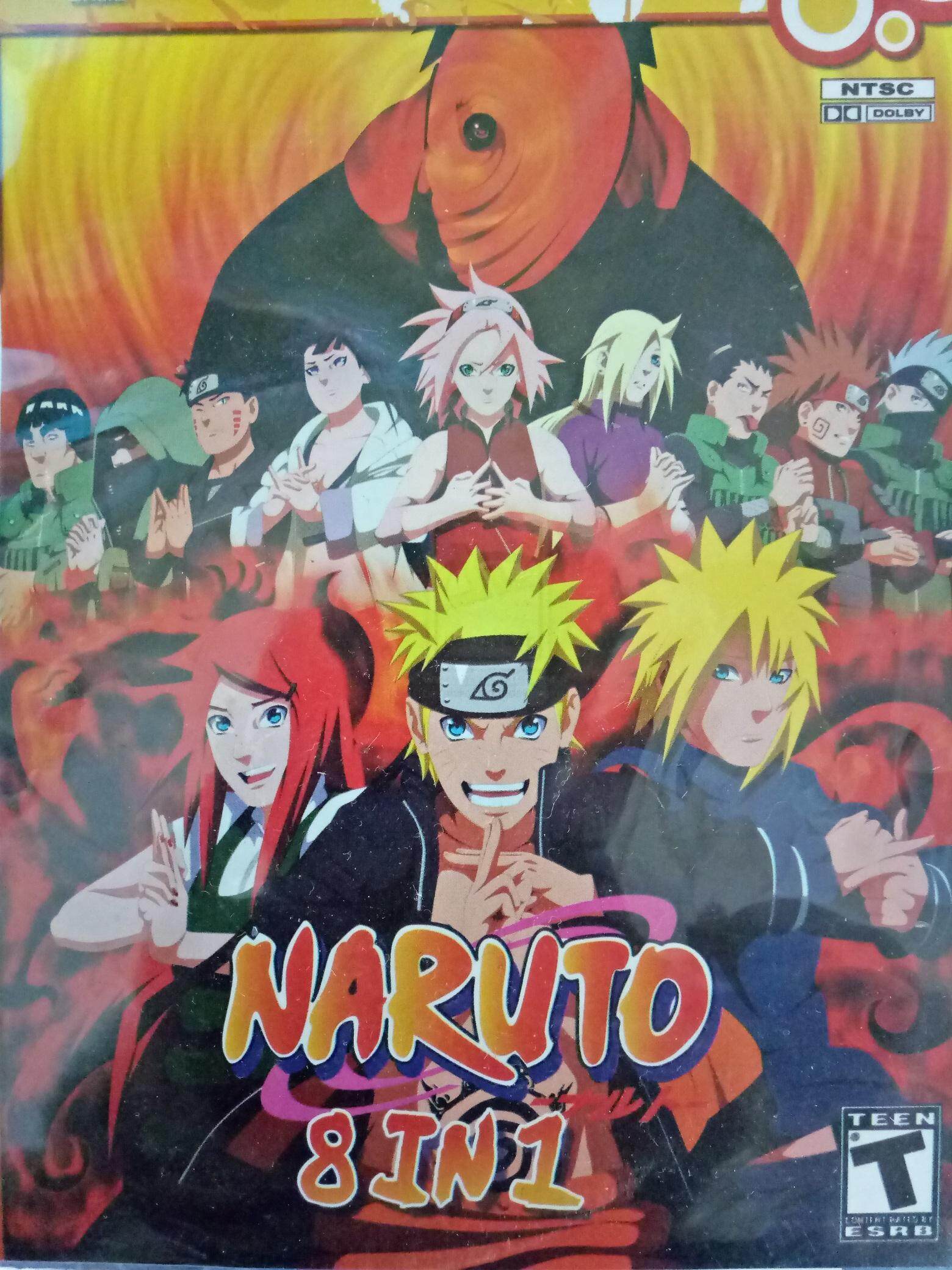 แผ่นเกมส์ Ps2 Naruto Ultimate ninja  8 in1