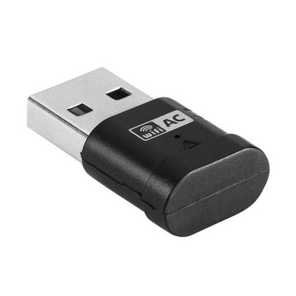 Mini 2.4G / 5G WiFi USB Adapter Wireless Dual Band 11AC 600Mbps MT7610UN Chipset Network Card for PC Windows MAC OS X