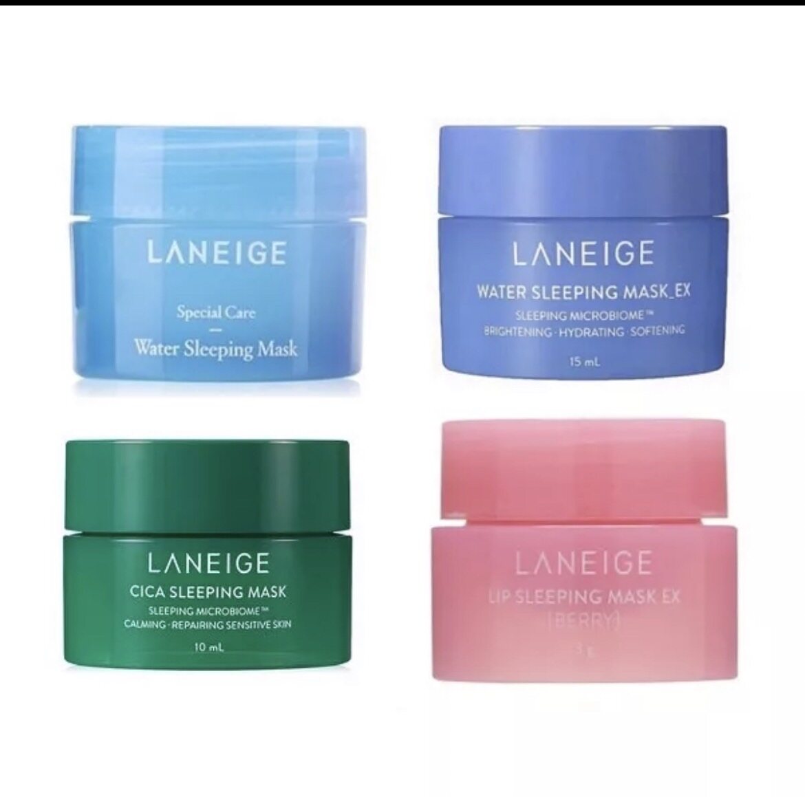 (เซต3ชิ้น) Laneige Lip Sleeping Mask มาส์กปาก Water Sleeping Mask มาส์ก