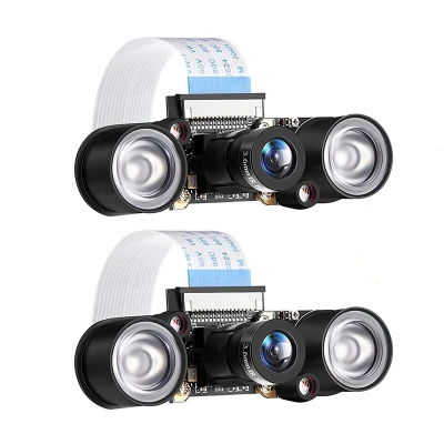 2 Sets for Raspberry PI Camera Module 5MP OV5647 1080P Video Webcam Sensor Infrared Night Vision Camera Module