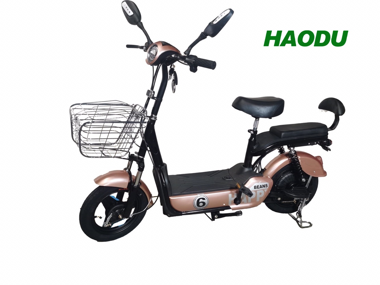 จักรยานไฟฟ้า electric bike สกู๊ตเตอร์ไฟฟ้า e-scooter ขับขี่ง่ายสบาย แบบ 2 ที่นั่ง Haoduebike  รุ่นU2014