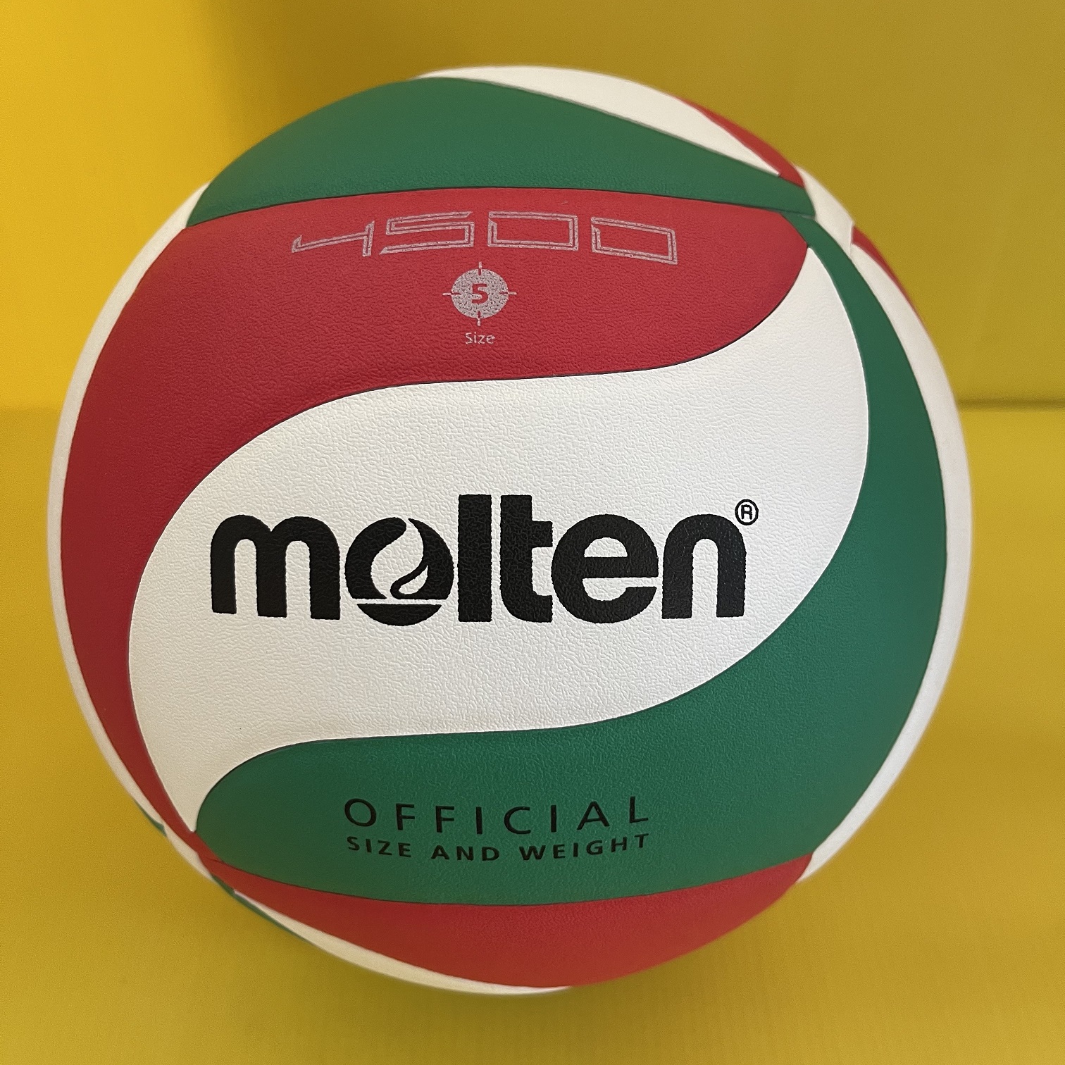 [ของแท้ 100%] ลูกวอลเล่ย์ Molten V5M4500 ของแท้ 100% ลูกวอลเลย์บอล size 5  หนัง PU คุณภาพหนังนิ่มเป็นพิเศษ วอลเลย์บอล บอลที่ใช้แข่งขัน