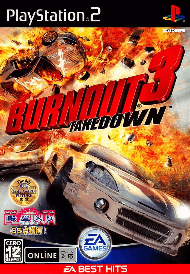 Ps2 แผ่นเกมส์ Burnout 3 Takedown แข่งรถ PlayStation2⚡ส่งไว⚡