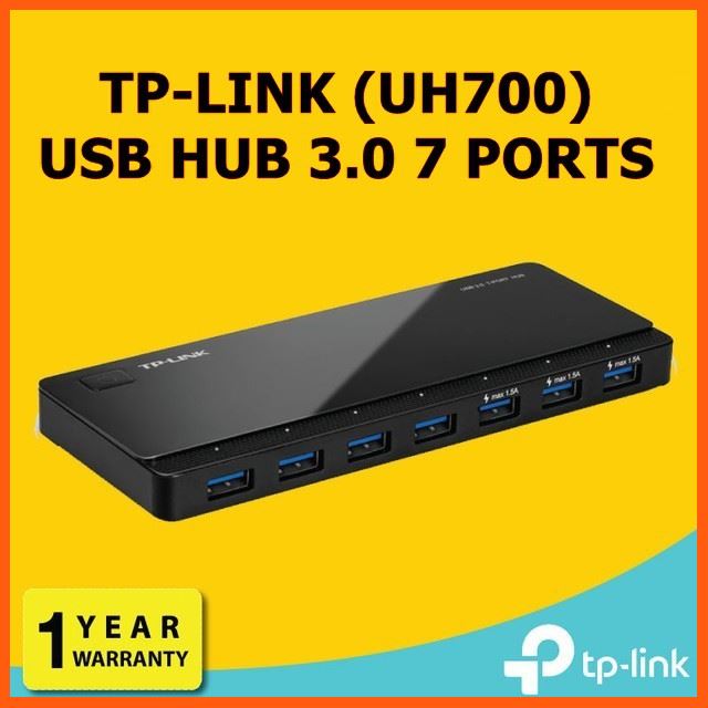 ✨✨#BEST SELLER🎉🎉 USB HUB (ยูเอสบีฮับ) TP-LINK (UH700) USB 3.0 7 PORTS Warranty 1 - y ##สินค้าที่เหมาะกับสายเกมเมอร์ตัวจริง
