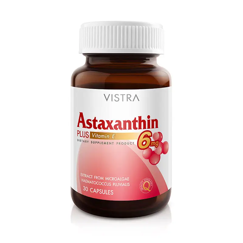 ภาพสินค้าVISTRA Astaxanthin 6 mg 30 เม็ด วิสทร้า แอสตาแซนธิน 6 mg 30 เม็ด ลดเลือนริ้วรอยก่อนวัย ต้านสารอนุมูลอิสระ จากร้าน Healthandbeaou บน Lazada ภาพที่ 8