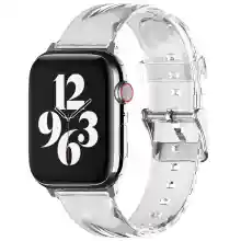 ภาพขนาดย่อของภาพหน้าปกสินค้าelago Clear Apple Watch Strap for All Apple Watch series 1,2,3,4,5,6,7,8,SE,Ultra (38/40/41mm , 42/44/45mm) สายนาฬิกา จากร้าน elagoThailand บน Lazada ภาพที่ 1