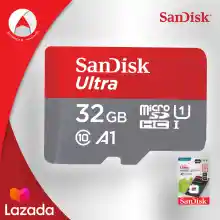 ภาพขนาดย่อของภาพหน้าปกสินค้าSandisk Ultra microSD Card SDHC ความเร็วอ่าน 120MB/s ความจุ 32GB Class 10 A1 (SDSQUA4-032G-GN6MN) ไม่มีอะแดปเตอร์ เมมโมรี่การ์ด แซนดิส Memory ประกัน Synnex 10 ปี แดงเทา จากร้าน Actioncam Thailand บน Lazada ภาพที่ 4
