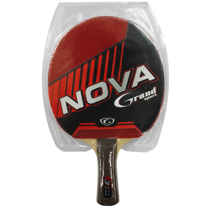 Grand sport ไม้เทเบิลเทนนิส แกรนด์สปอร์ต รุ่น Nova 3 ดาว (สีแดง)